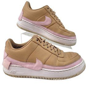 Nike Air Force 1 Jester XX Bio Beige Pink Womens Size 11 Skate Shoe AO1220-202